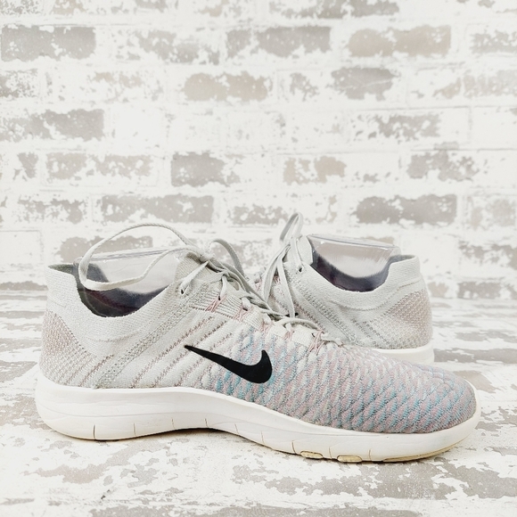 Nike Free Training Grey Quilted Sport Athleisure Running Sneakers B518 - Picture 8 of 11